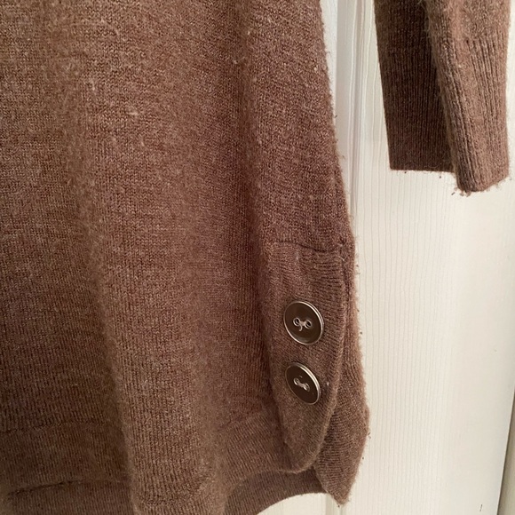 Vintage Suzie size small cowl neck sweater in brown - Picture 2 of 3